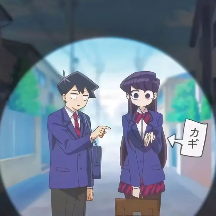 Gambar Komi Shoko dan Tadano Hitohito