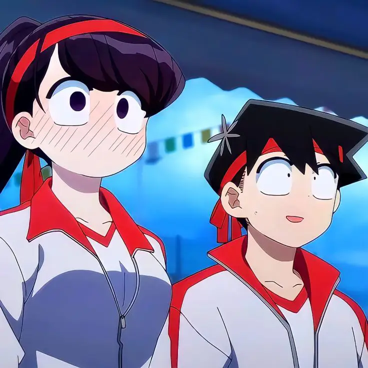 Komi Shouko dan Tadano Hitohito, karakter utama dalam Komi Can't Communicate Gambar Komi Shouko dan Tadano Hitohito