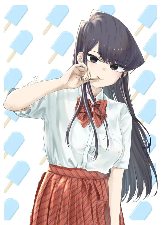 Gambar Komi Shouko dari anime You Zitsu