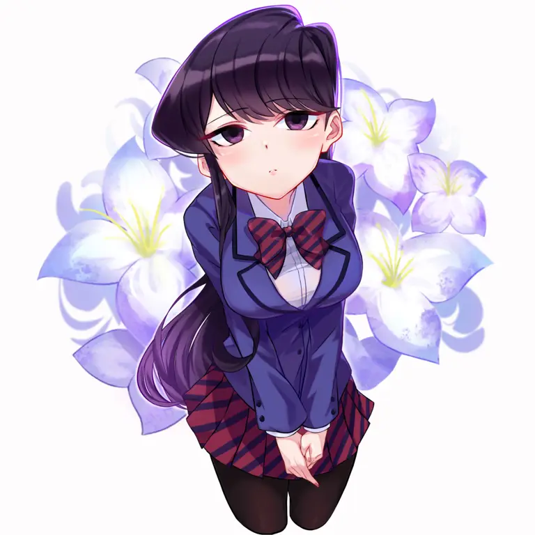 Gambar Komi Shouko dalam anime