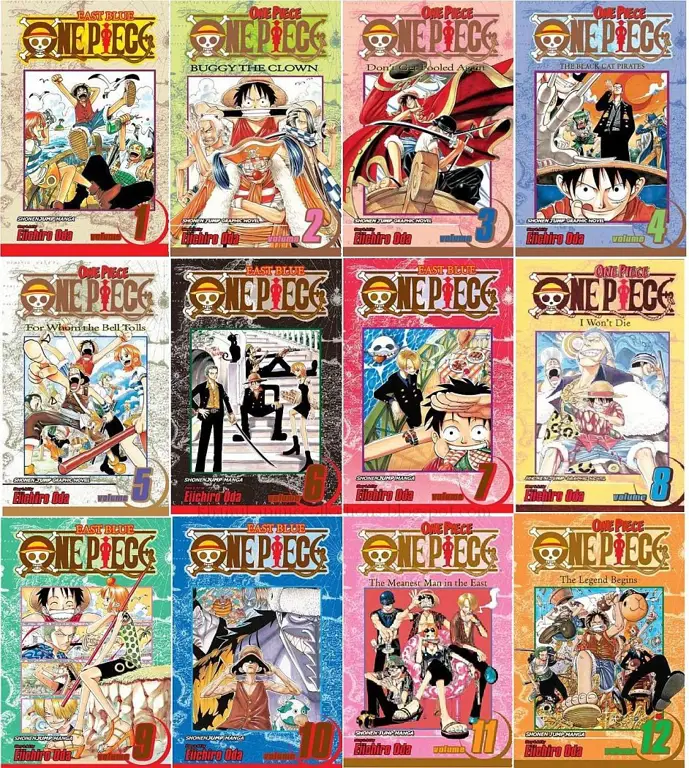 Sampul komik One Piece bahasa Indonesia