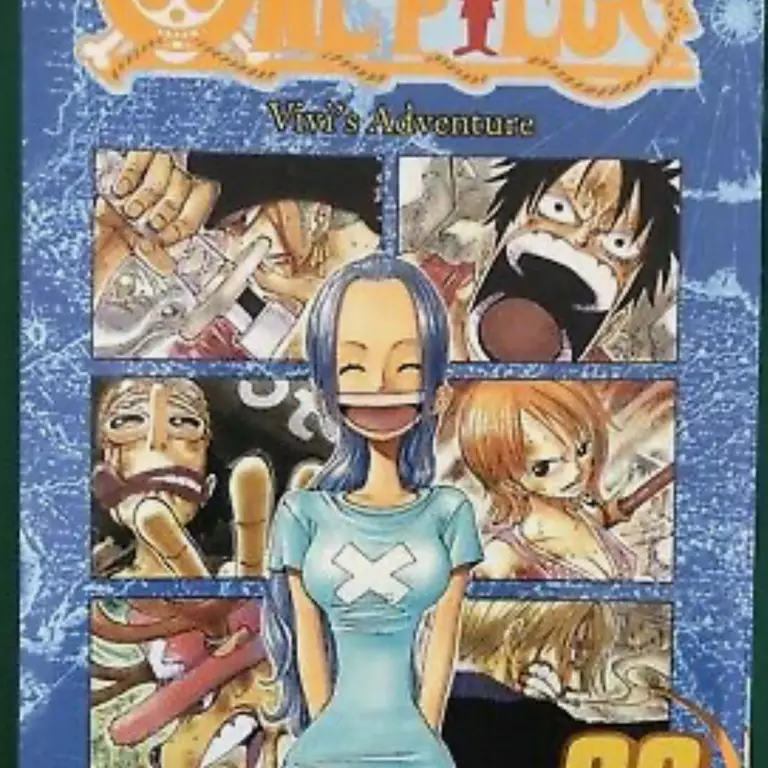 Gambar sampul komik One Piece versi fisik