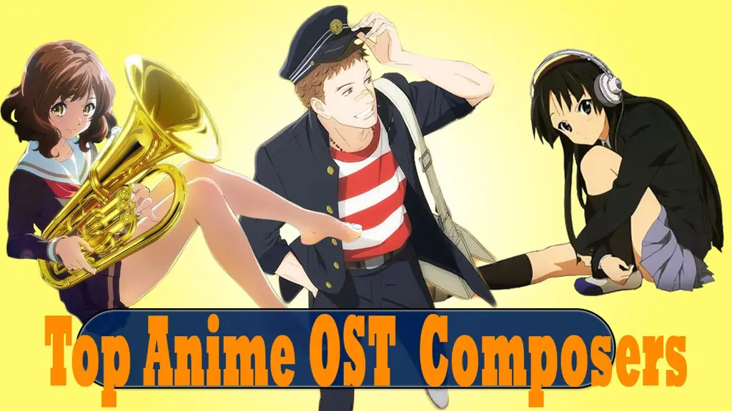 Komposer musik anime di studio rekaman