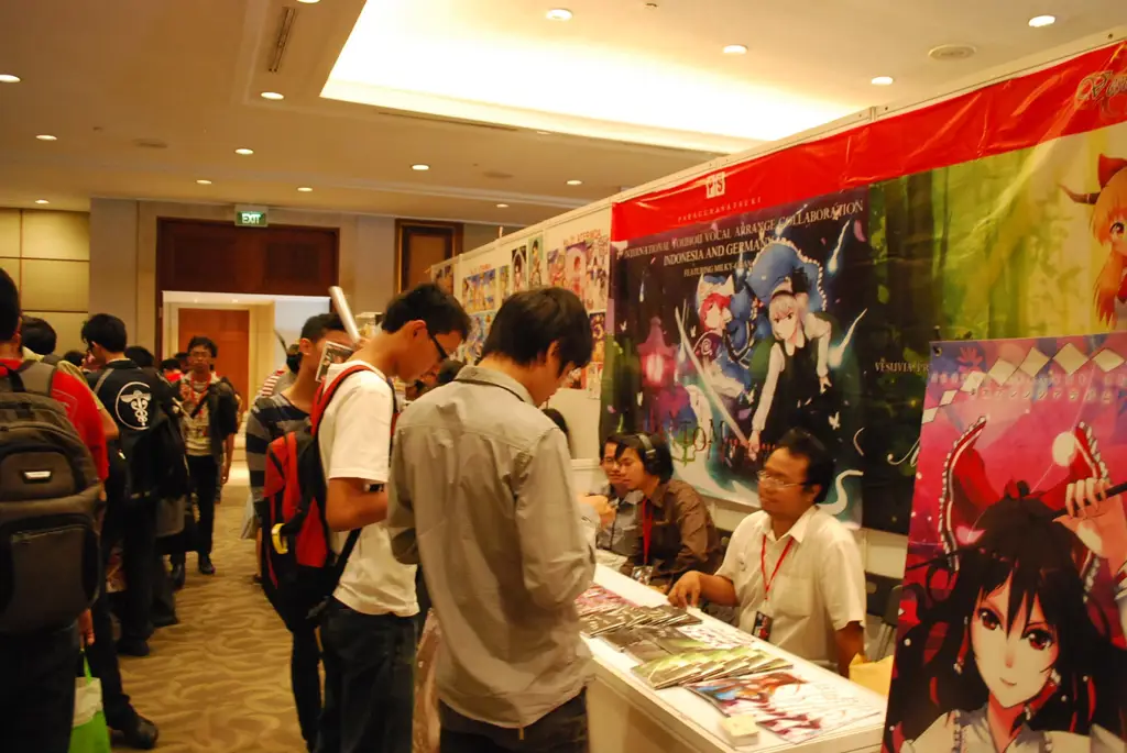 Komunitas Anime di Indonesia Gambar konvensi anime di Indonesia