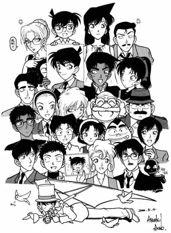 Gambar komunitas penggemar Detective Conan sedang berdiskusi