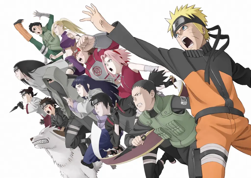 Gambar para penggemar Naruto Shippuden di grup Facebook