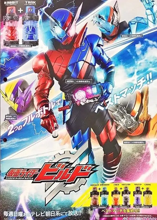 Para penggemar Kamen Rider Build Indonesia berkumpul dan bercosplay