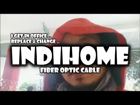 Sambungan kabel fiber optik IndiHome