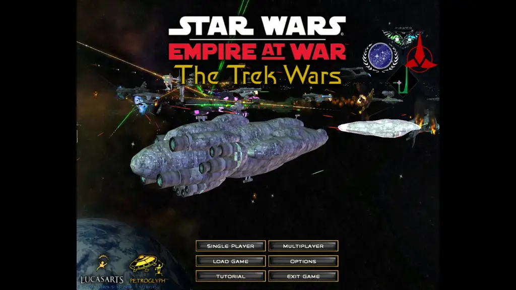 Konflik Utama dalam Ginga Eiyuu Densetsu Gambar pertempuran antara Kekaisaran Galaksi dan Aliansi Planet Bebas