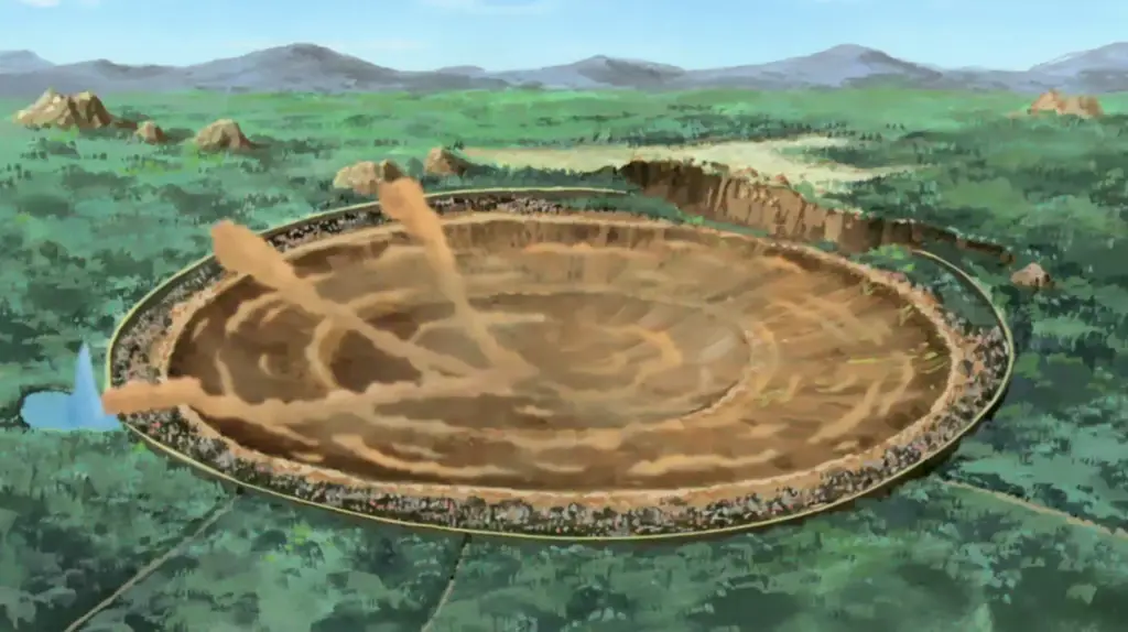 Konoha setelah dihancurkan oleh Pain Gambar Konoha yang hancur akibat serangan Pain