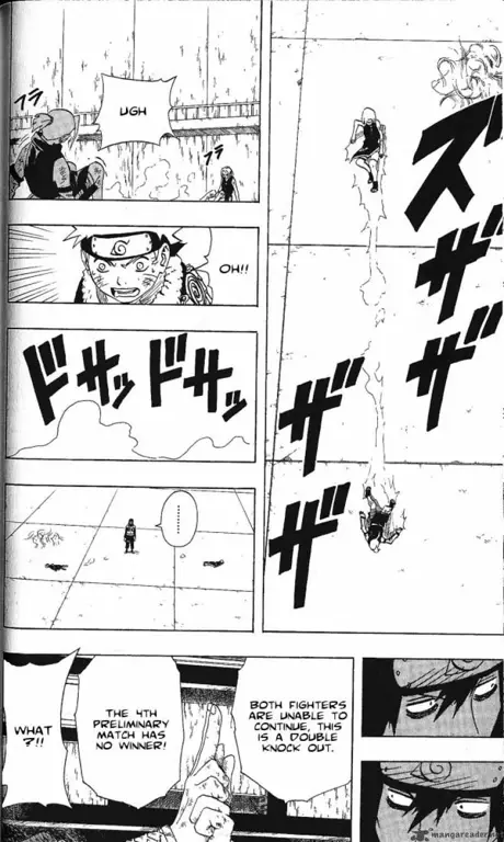 Gambar kerusakan Konoha di Naruto chapter 374