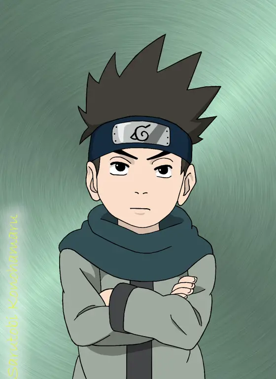 Gambar Konohamaru Sarutobi dan timnya