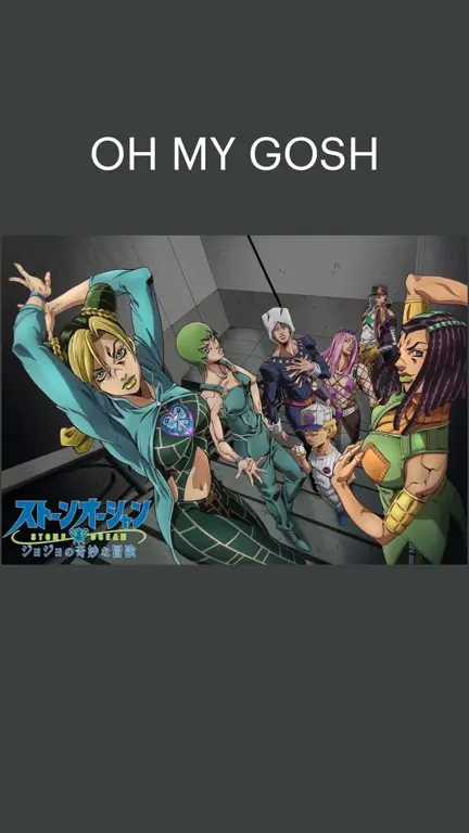 Konsep art JoJo Part 6 Stone Ocean