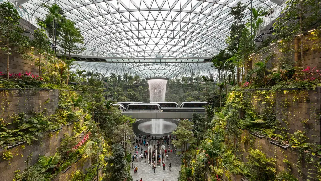 Konsep Desain Bandara Ramah Lingkungan Gambar desain bandara yang berkelanjutan