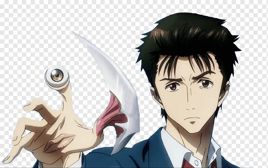 Konsep seni rupa Migi dari Parasyte untuk live action