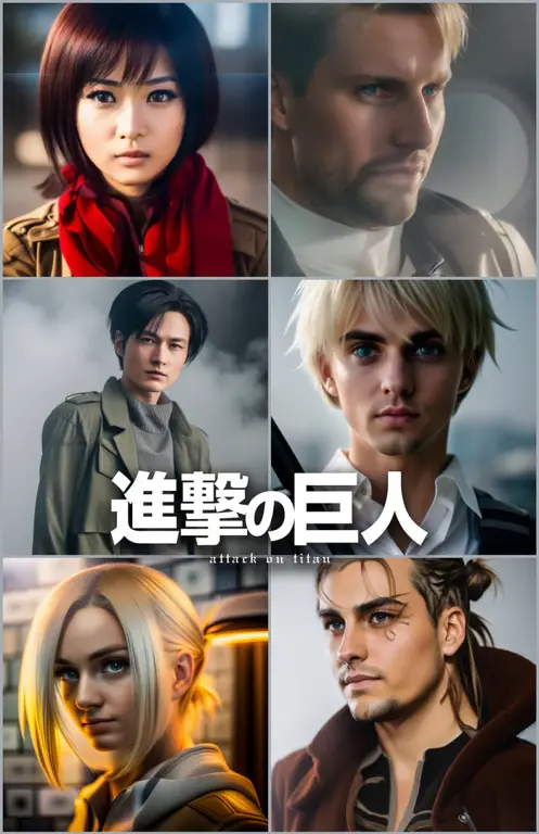 Konsep seni Attack on Titan versi live action