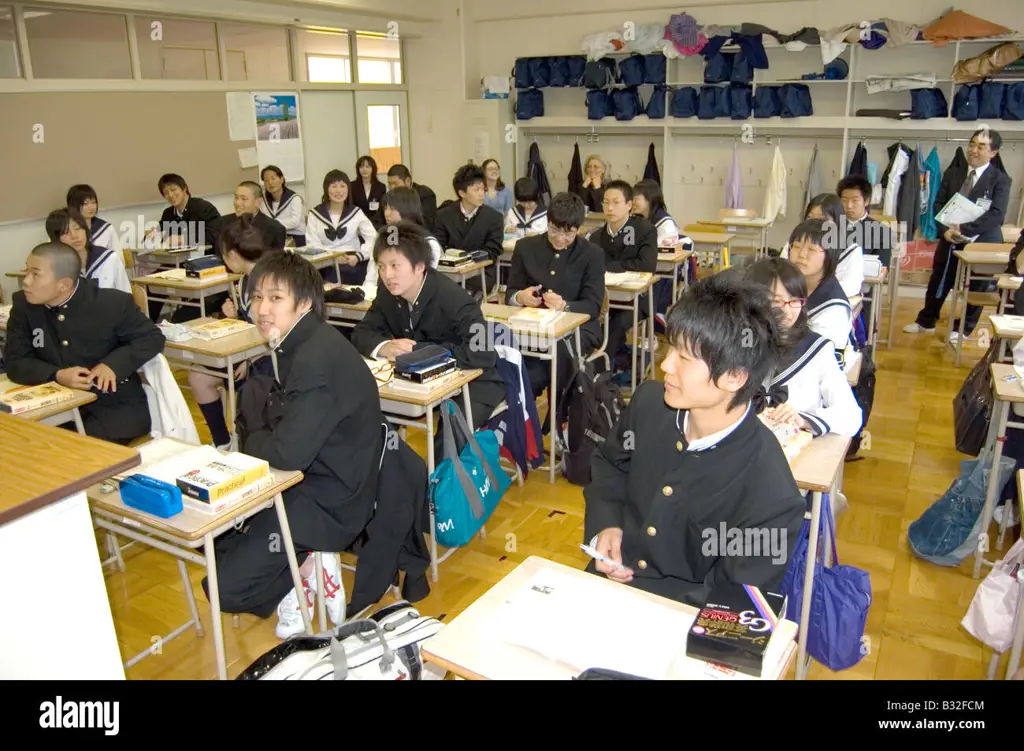 Adegan kelas di Jepang