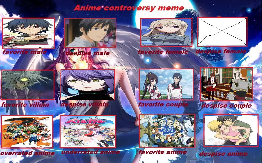 Gambar yang menggambarkan kontroversi anime