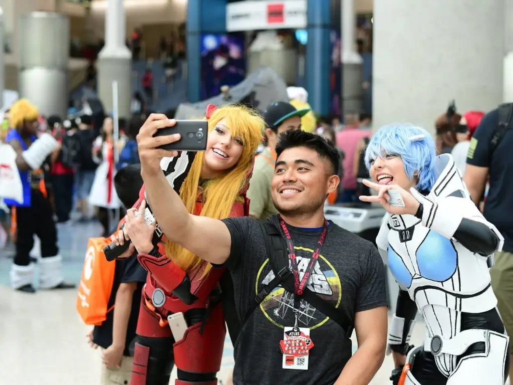 Gambar suasana konvensi anime di Indonesia