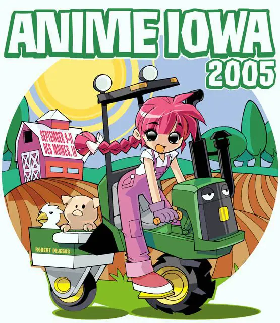 Gambar konvensi anime di Iowa