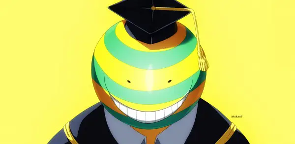 Koro-sensei, guru gurita yang unik