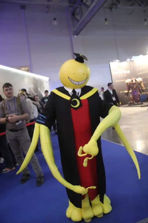 Gambar Koro-sensei, guru unik dalam Ansatsu Kyoushitsu