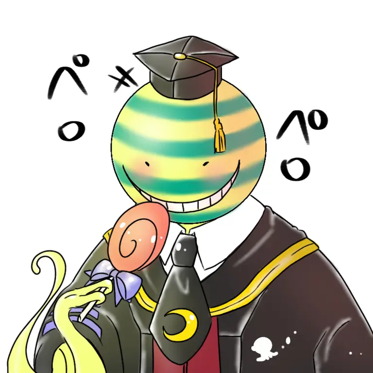 Gambar Koro-sensei, guru di Ansatsu Kyoushitsu