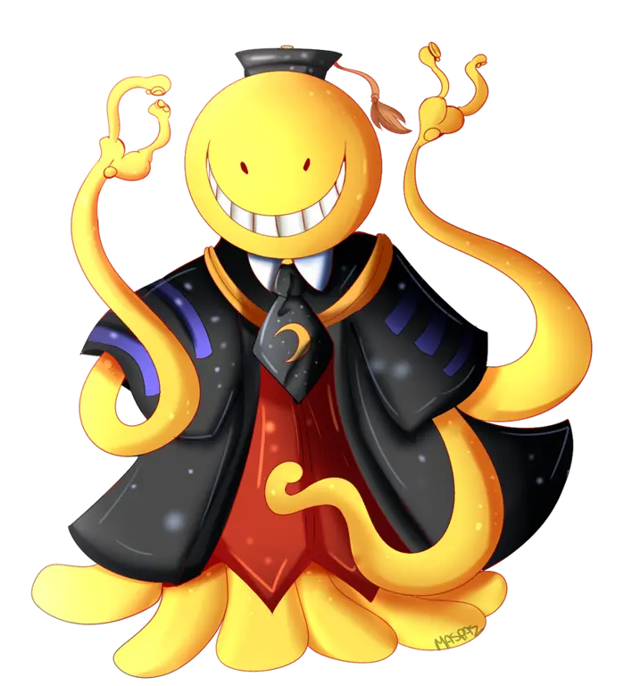 Koro-sensei, gurita kuning yang menjadi guru pembunuh