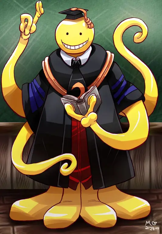 Gambar Koro-sensei, guru unik di Assassination Classroom