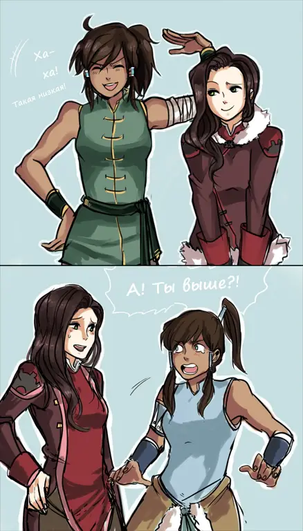 Gambar Korra dan Asami