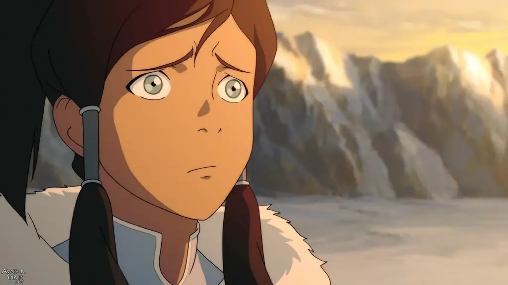 Momen emosional Korra dalam episode tersebut