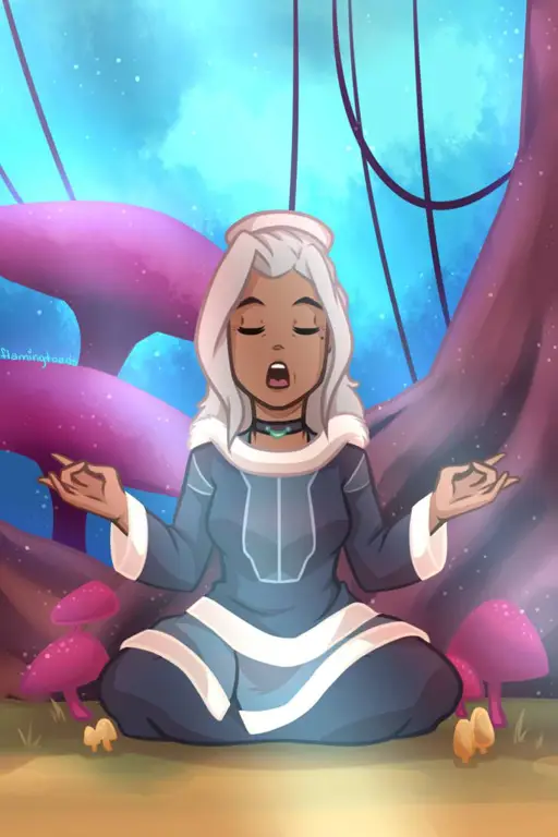 Korra bermeditasi untuk memahami kekuatannya