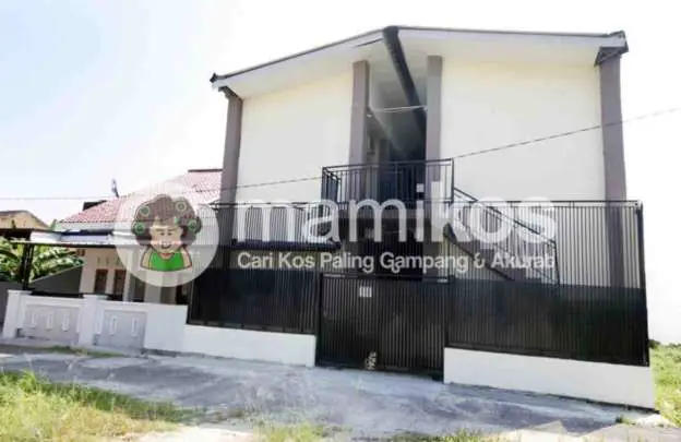 Bangunan kost modern di Bandar Lampung