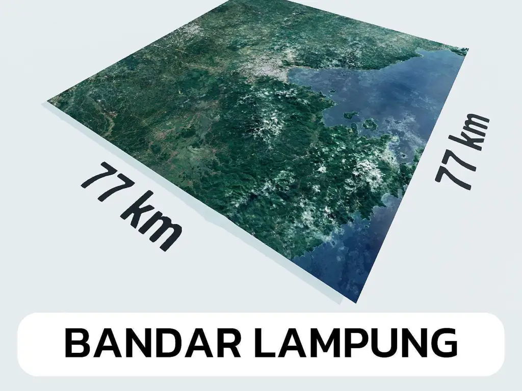 Pemandangan Kota Bandar Lampung