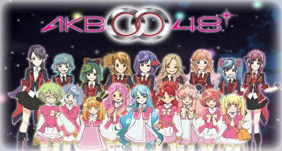 Gambar kota futuristik dalam anime AKB0048