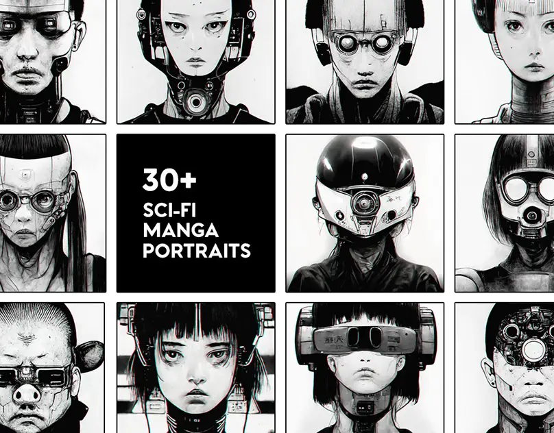 Gambar kota futuristik yang canggih di manga