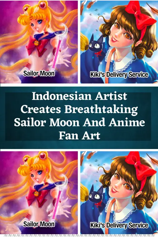 Gambar fan art anime Indonesia