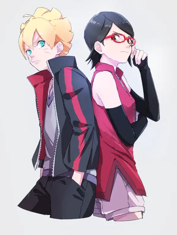 Gambar fanart Boruto yang keren