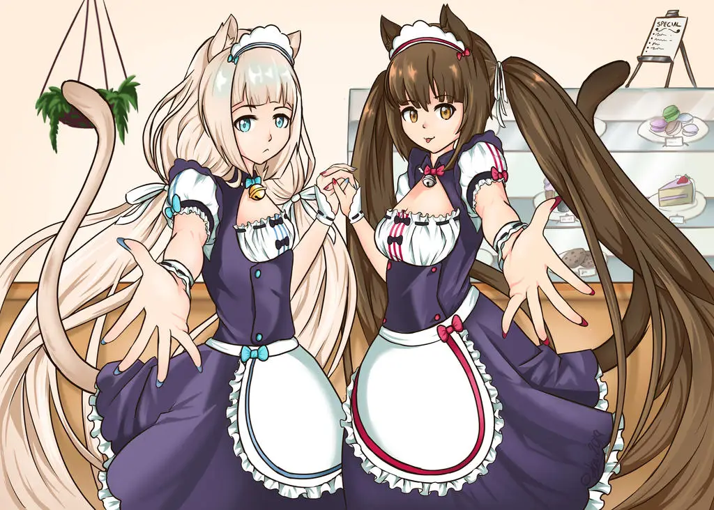 Gambar fanart Nekopara dari para penggemar