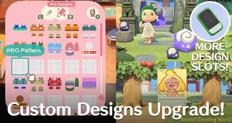 Gambar desain kustom serigala di Animal Crossing