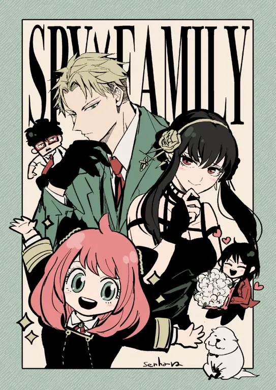 Gambar fanart Spy x Family Chapter 76