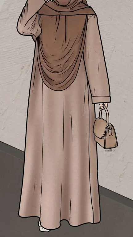 Desain karakter anime berhijab yang unik dan menarik