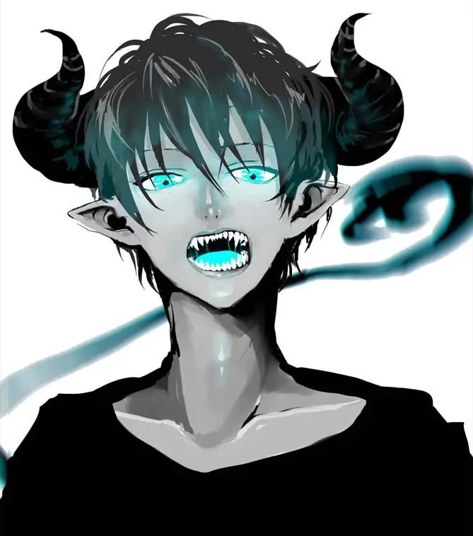 Desain iblis yang unik dan detail dalam film Blue Exorcist