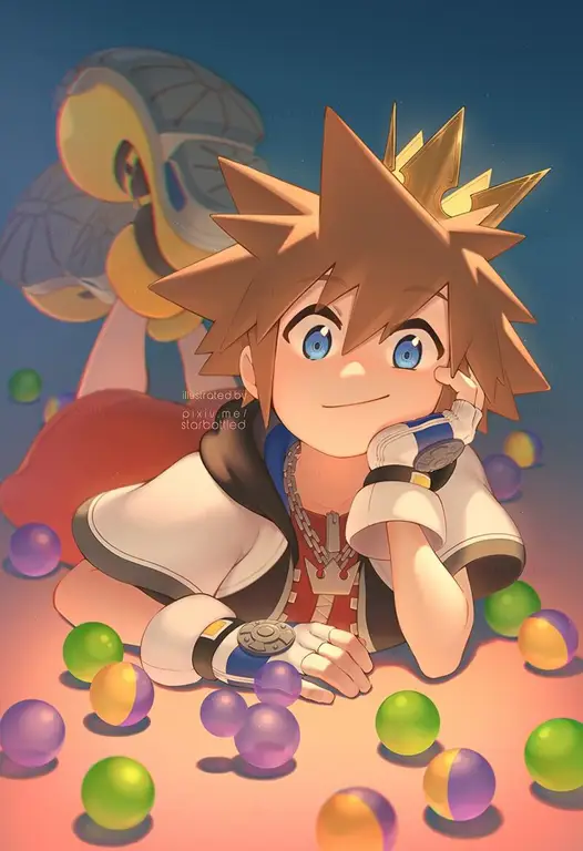 Kumpulan fan art Aki Sora dari berbagai penggemar