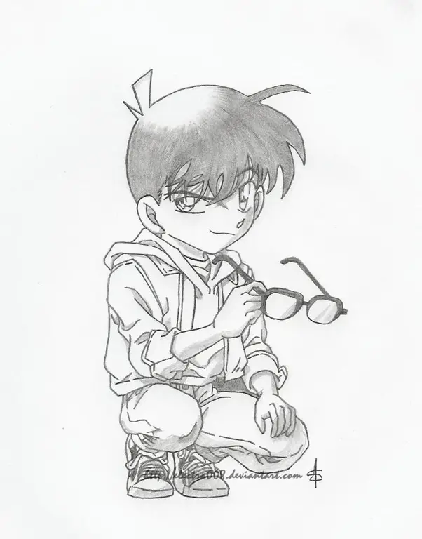 Gambar fan art Conan