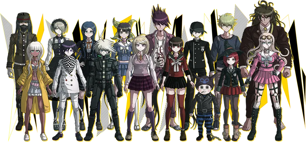 Gambar fanart Danganronpa V3 yang dibuat oleh penggemar