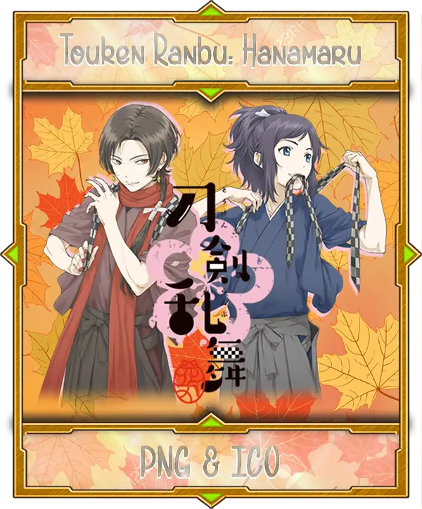 Gambar karya penggemar Touken Ranbu Hanamaru