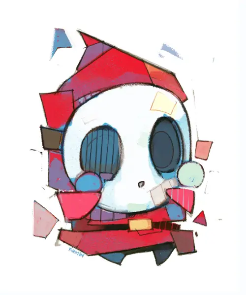 Gambar fanart Shy Guy dari berbagai penggemar