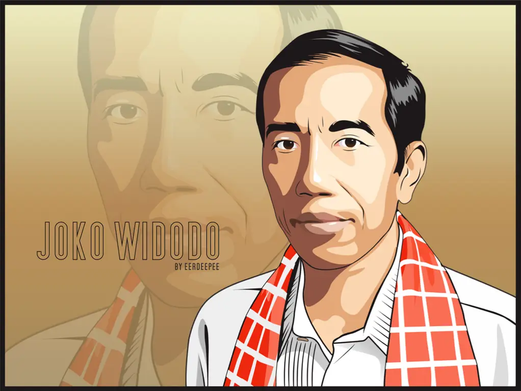 Seni digital Presiden Jokowi