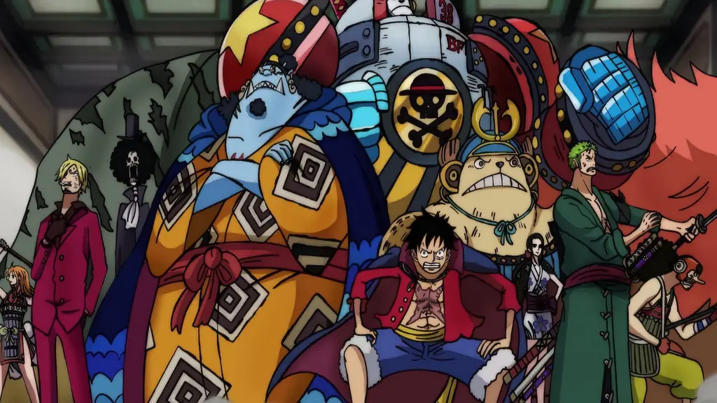 Gambar karakter utama One Piece